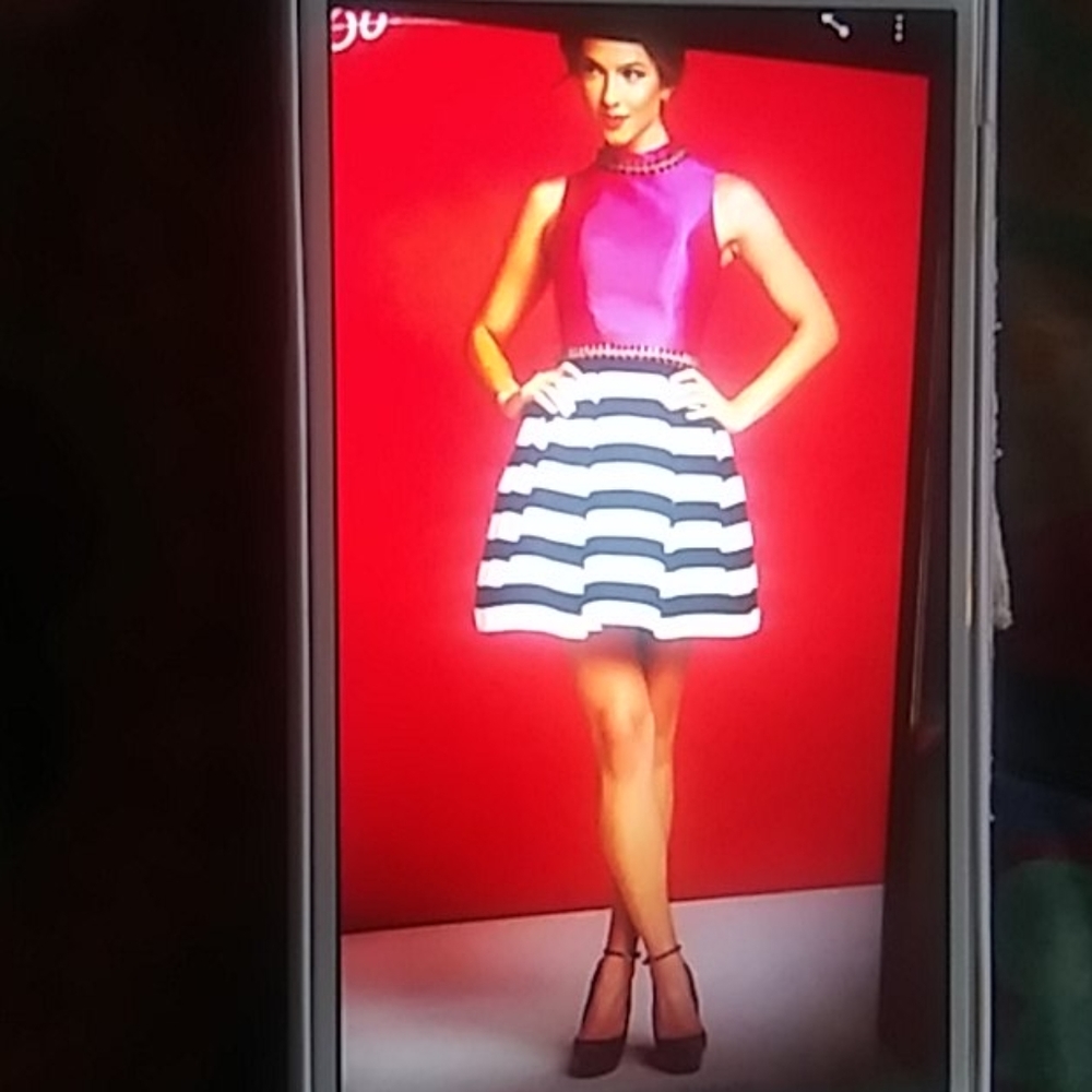 Camille A-Line Beautiful Cocktail or Prom Dress